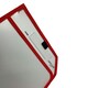 image 2 of Red Edge Clear Dry Erase Write and Wipe Reusable Sleeve Pocket