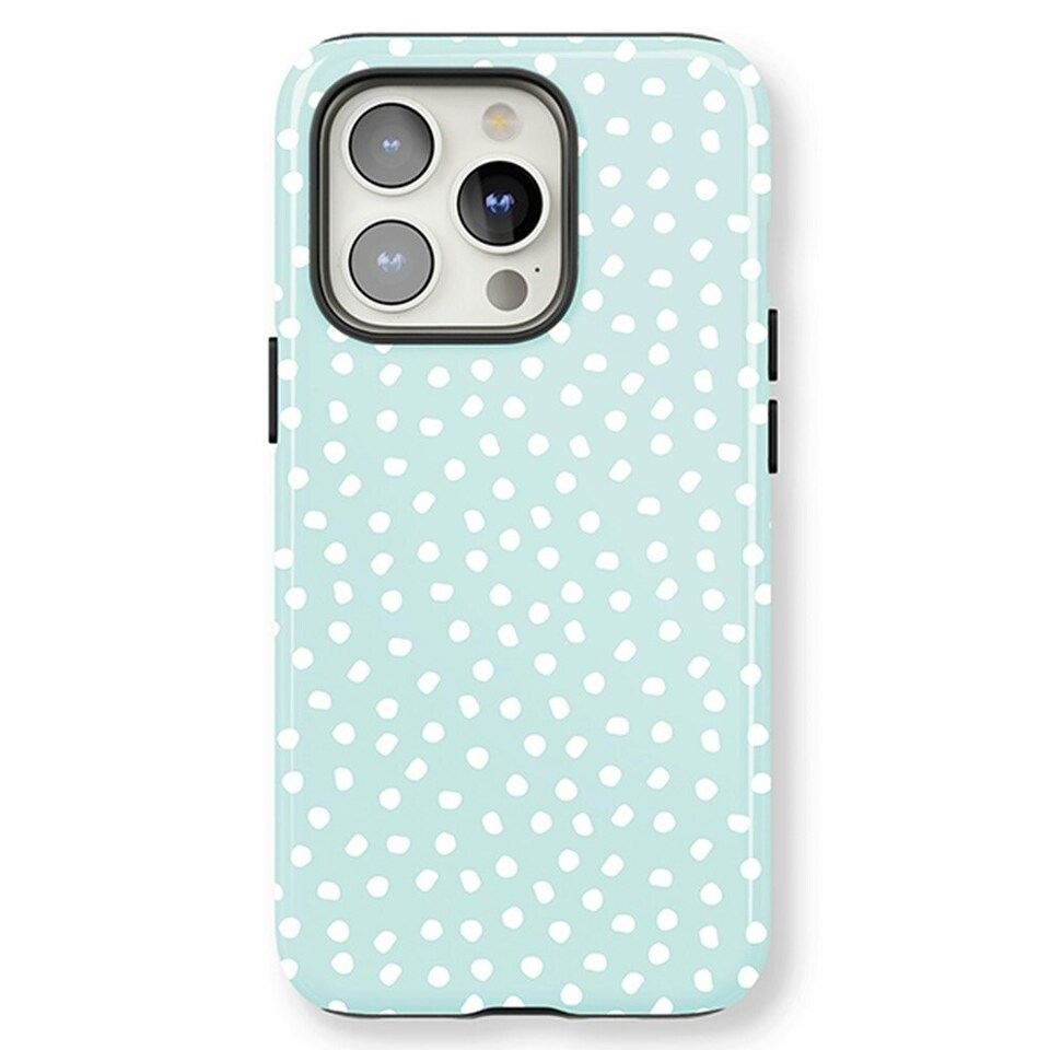 image 1 of Aqua Dots Phone Case | Blue | Galaxy S22
Slim | Galaxy S22
Slim