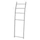 image 1 of Showerdrape Apex Black Bathroom Freestanding Towel Rail Storage Ladder