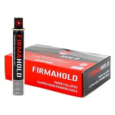Timco - FirmaHold Collated Clipped Head Nails & Fuel Cells - Retail Pack - Plain Shank - FirmaGalv (Size 3.1 x 90/1CFC - 1100 Pieces)