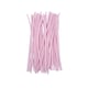 image 1 of Pack of 50 Pastel Pink Coloured Pipe Cleaners 30cm x 6mm Craft Chenille Stems