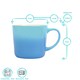 image 6 of Argon Tableware New Bone China Mugs - 330ml - Blue Ombre - Pack of 4 | Blue | Blue | 4