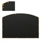 image 3 of The Arcus - Gold Framed Arched Window Leaner/Wall Mirror 39" X 39" (100x100CM) Suitable for Inside and Outside! Gold