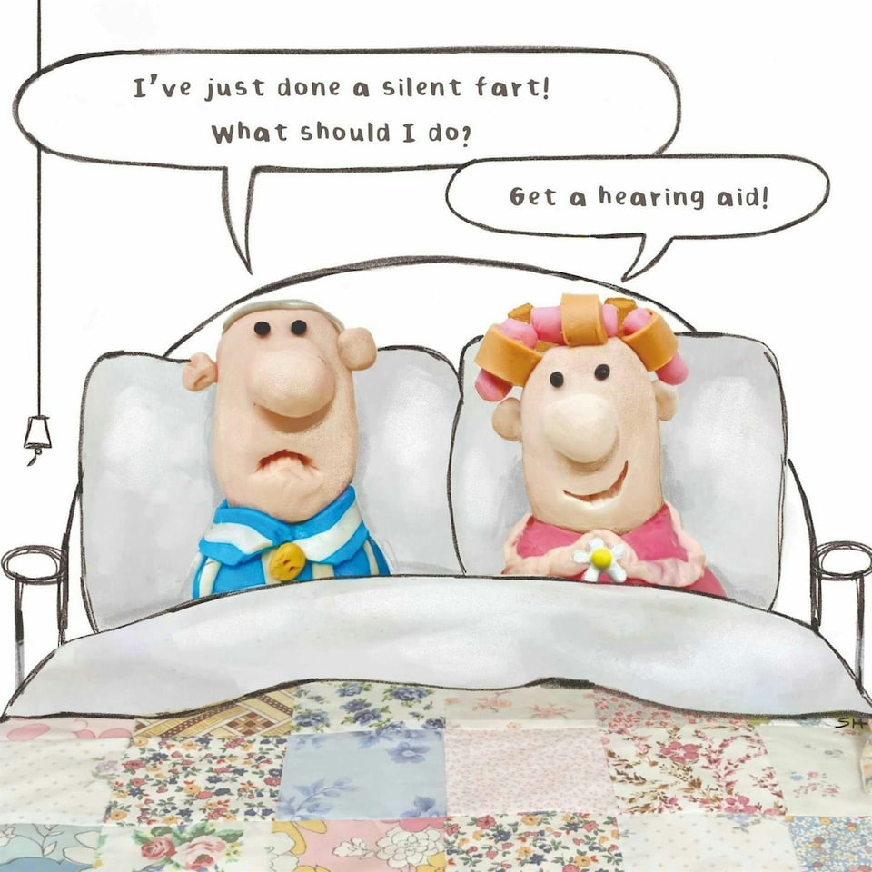 Model Family, Birthday Card for Him, "Get a Hearing Aid!" Male Birthday Card, Funny Birthday Card for Him