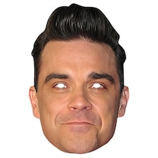 Robbie Williams Cardboard Face Mask