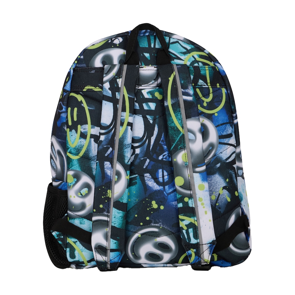 image 1 of Kids Backpack Multi Visionary Graffiti Print | 18L School Bag with Laptop Sleeve | Multi | Multi | 1