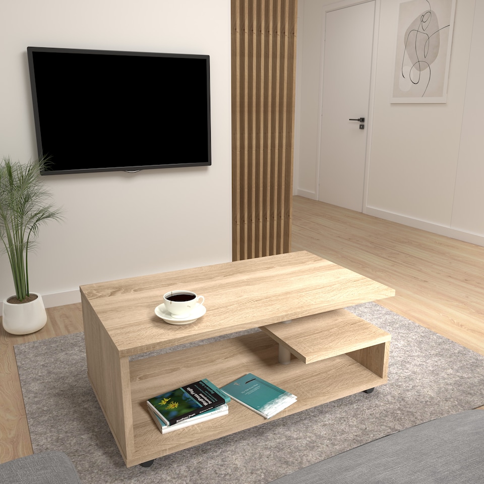 image 1 of Bailey Coffee Table in Sonoma Oak