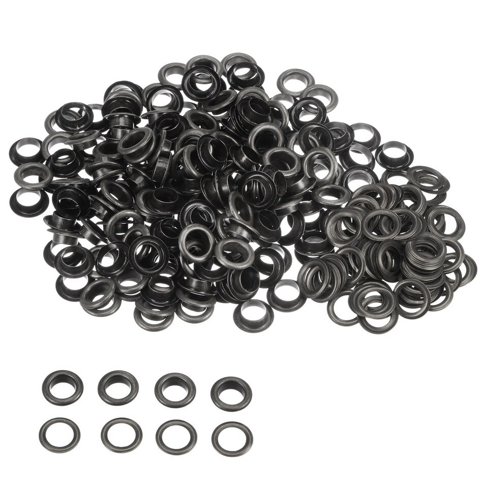 image 1 of 18mm Eyelets with Washers Durable Iron Grommets for DIY Project- 50pcs