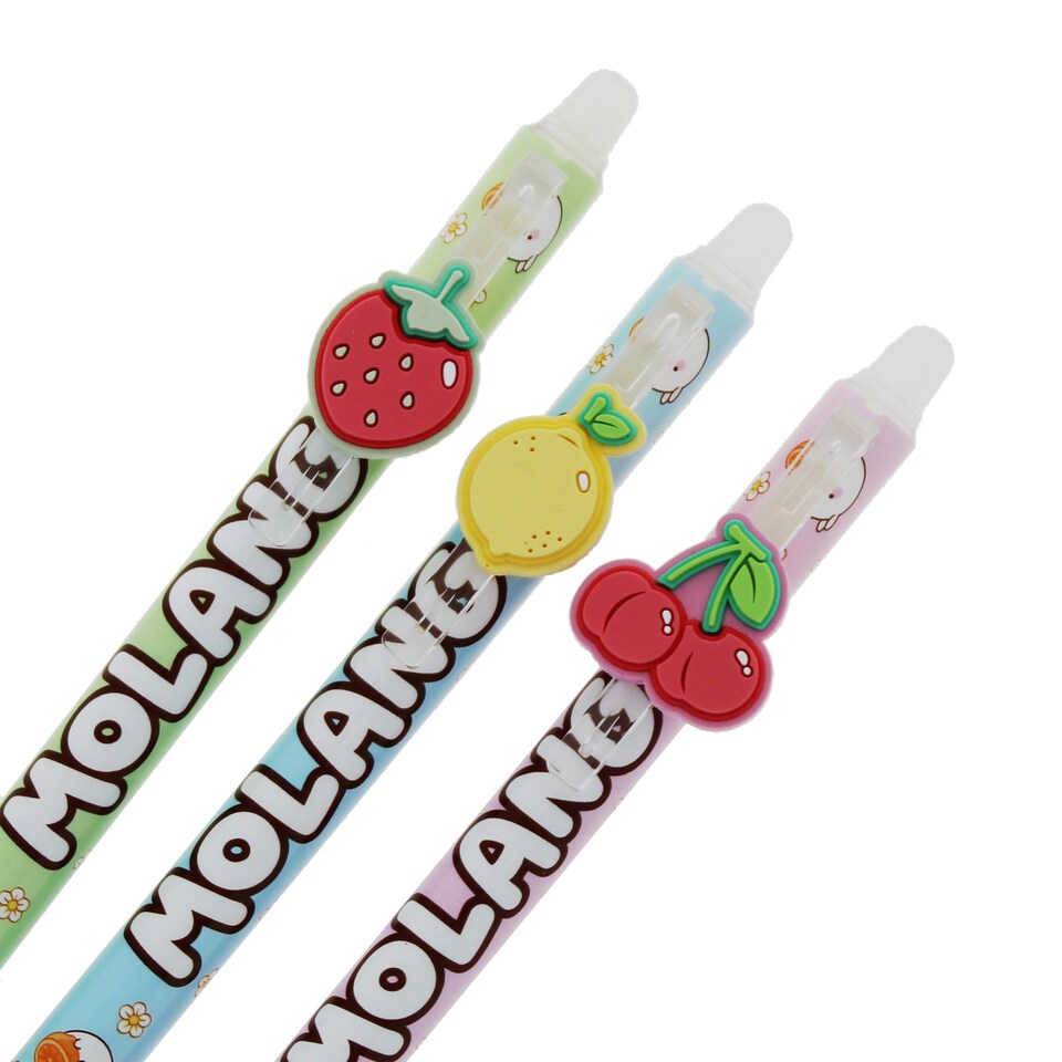 image 1 of Molang Erasable Gel Pens - Set of 3