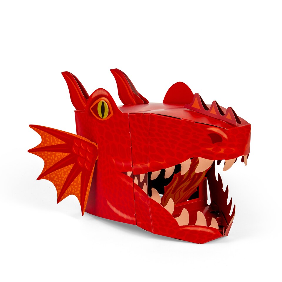 image 1 of Red Dragon 3D Mask Craft Kit
