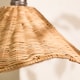 image 5 of Traditional Roscoe Rattan Scalloped Easy Fit Decor Ceiling Shade H19 x D44cm