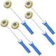 image 1 of Corner Paint Roller Decorators Painting Brush Decorating 100mm Head 5pk