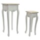 image 1 of Side table DKD Home Decor Versalles Fir Wood White 35 x 35 x 80 cm N/A