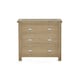image 5 of Rustic Limed Oak 3 Drawer Chest