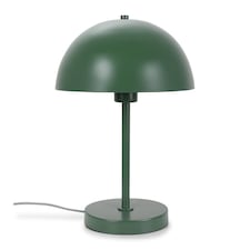 ValueLights Stassi Green Mushroom Dome Metal Table Lamp | Green