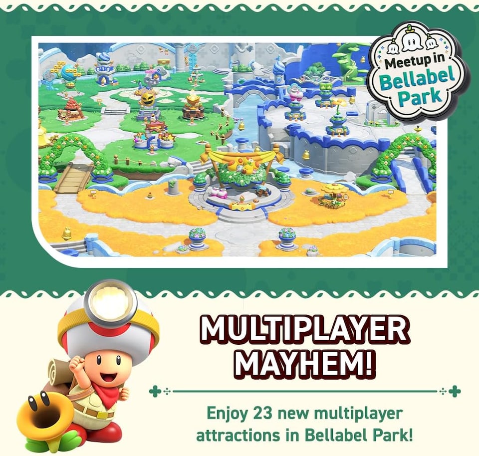 image 1 of Super Mario Bros Wonder + Meetup in Bellabel Park Nintendo Switch 2