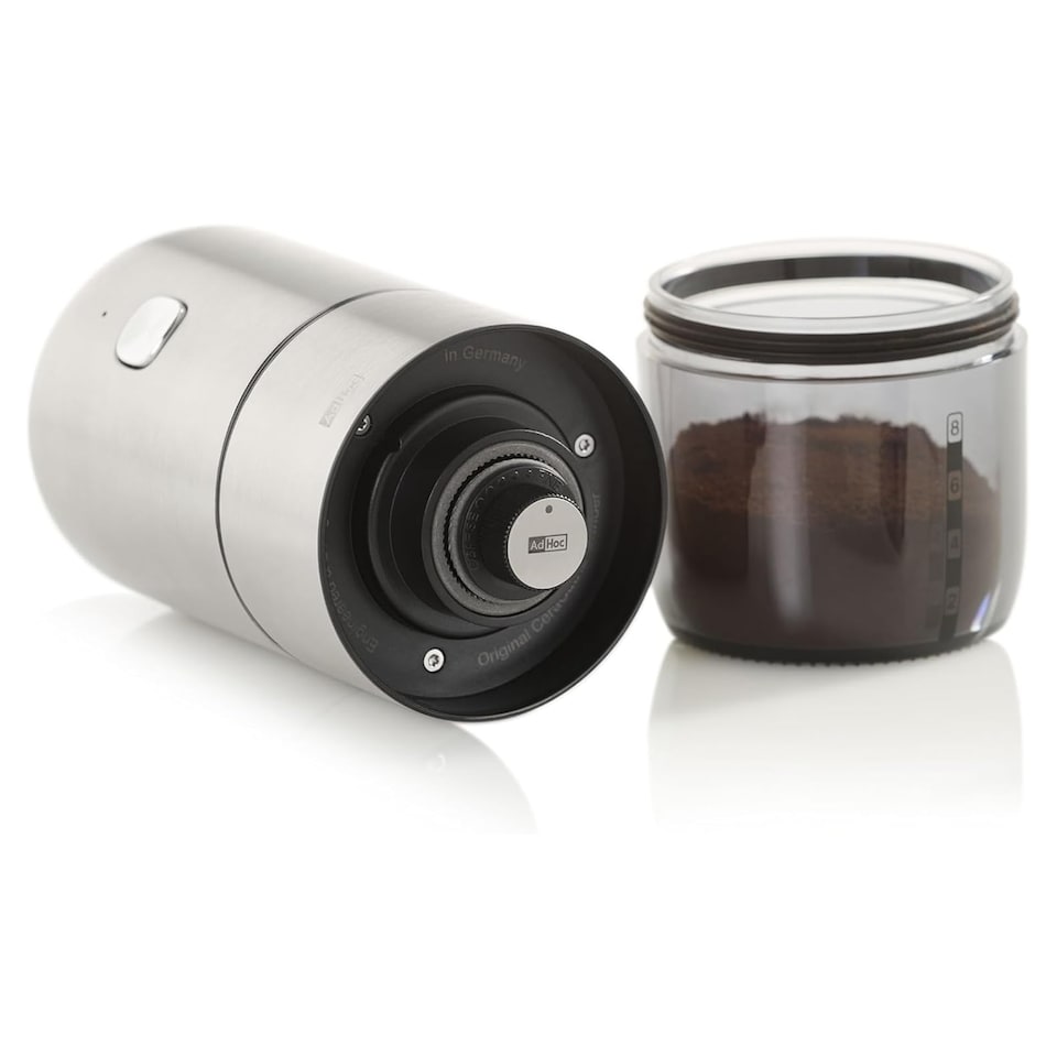 image 1 of AdHoc Electric Coffee Grinder Stainless Steel - Silver