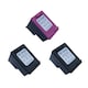 image 1 of 2x Ink Jungle 302 Black & 1x Colour Refilled Ink Cartridge - Replaces HP 302