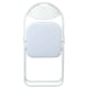 image 4 of Harbour Housewares Padded Folding Chairs - White - Pack of 6 | White | White