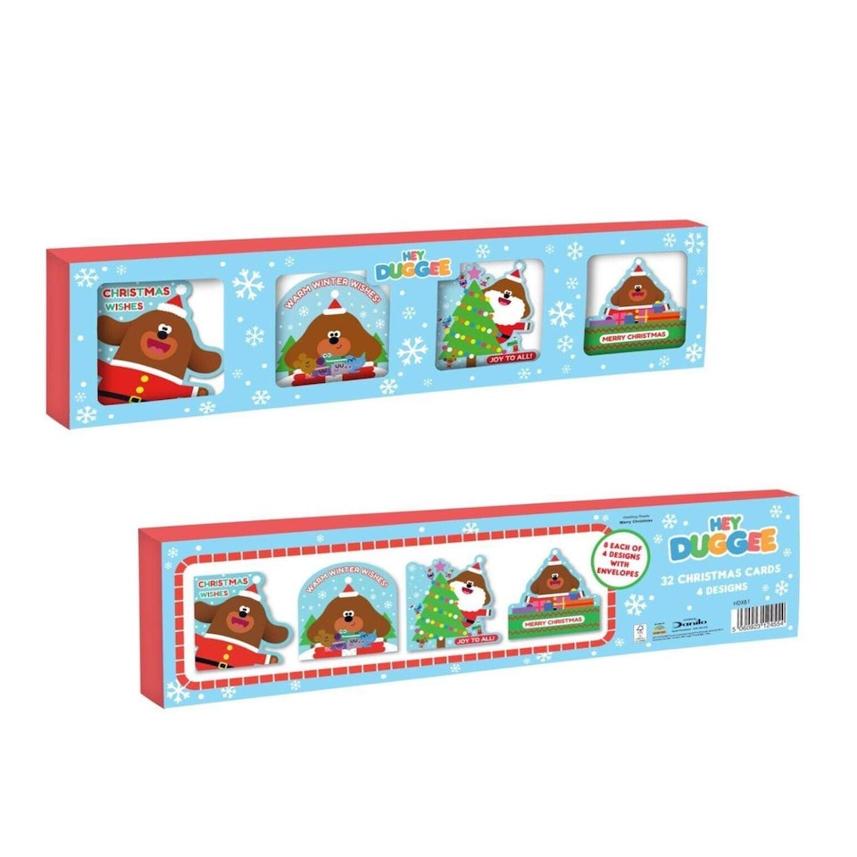 image 1 of Hey Duggee Multipack of 32 Christmas Cards