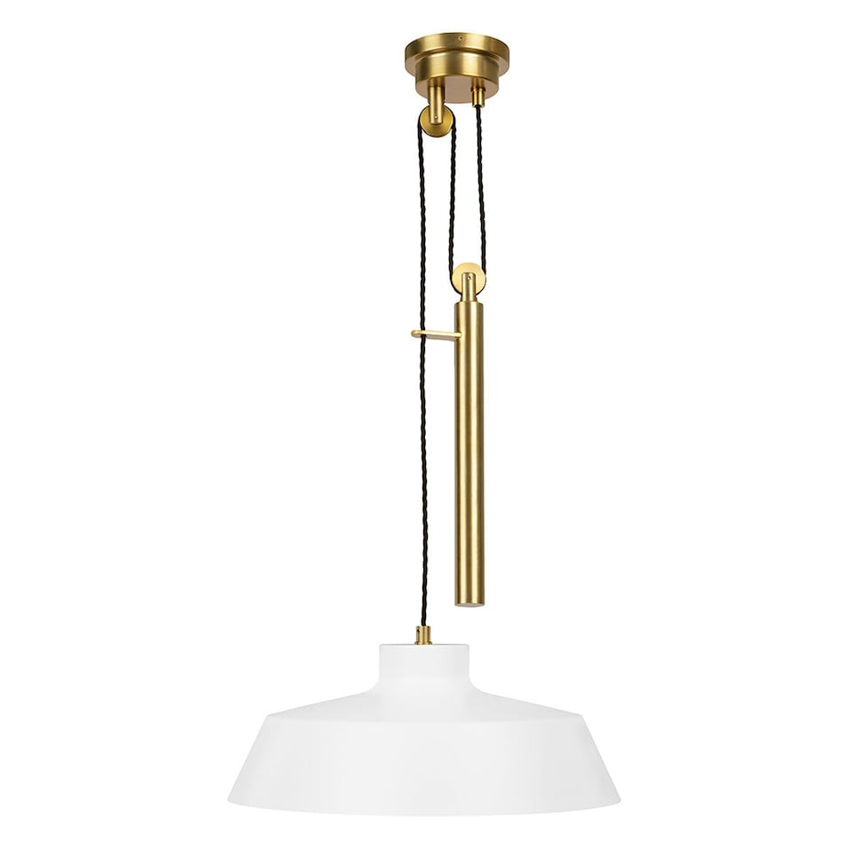 image 1 of Candor 1 Light Pendant, Matt White, E27