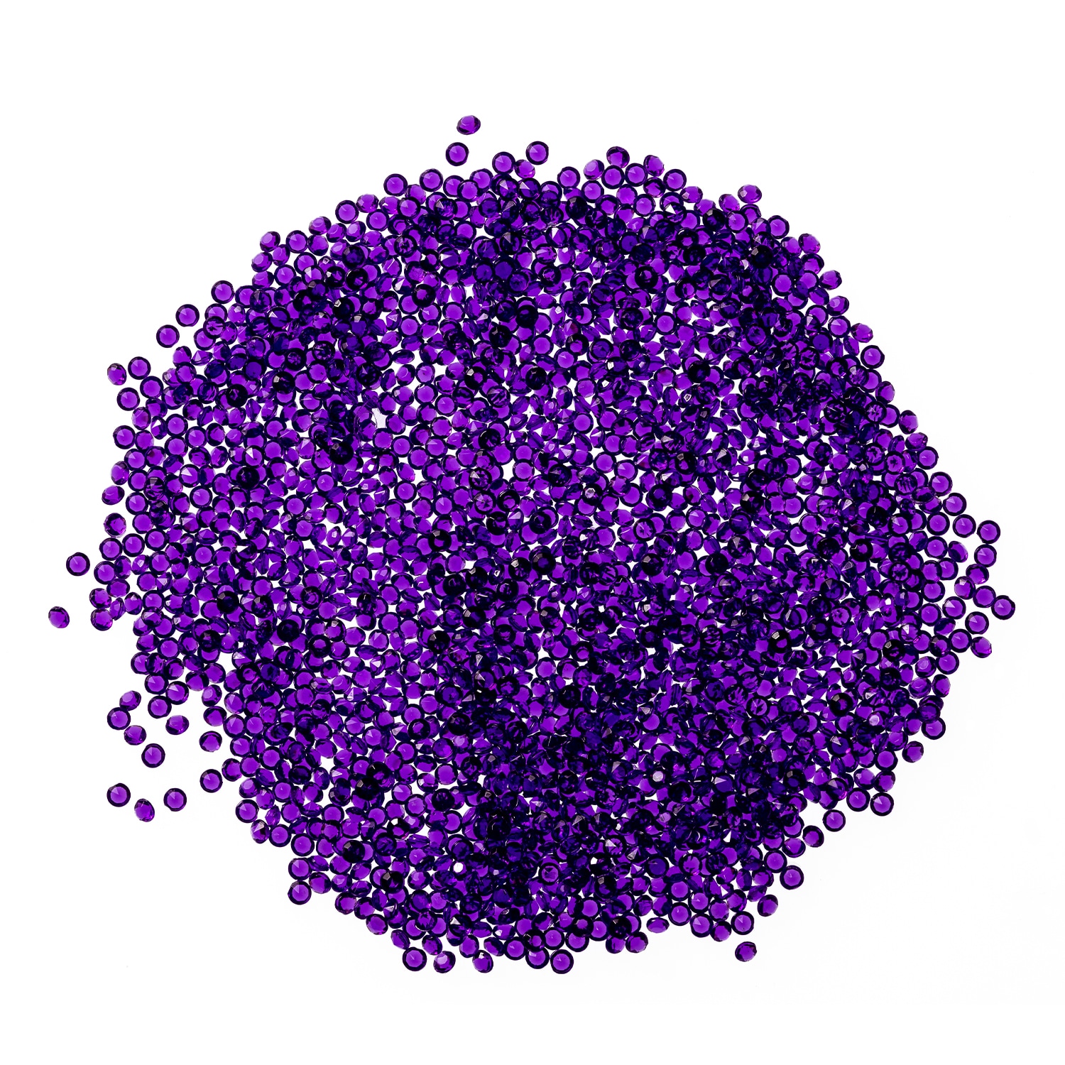 Neel Blue Acrylic Rhinestone Table Confetti, Table Scatters - 4000pcs in Purple