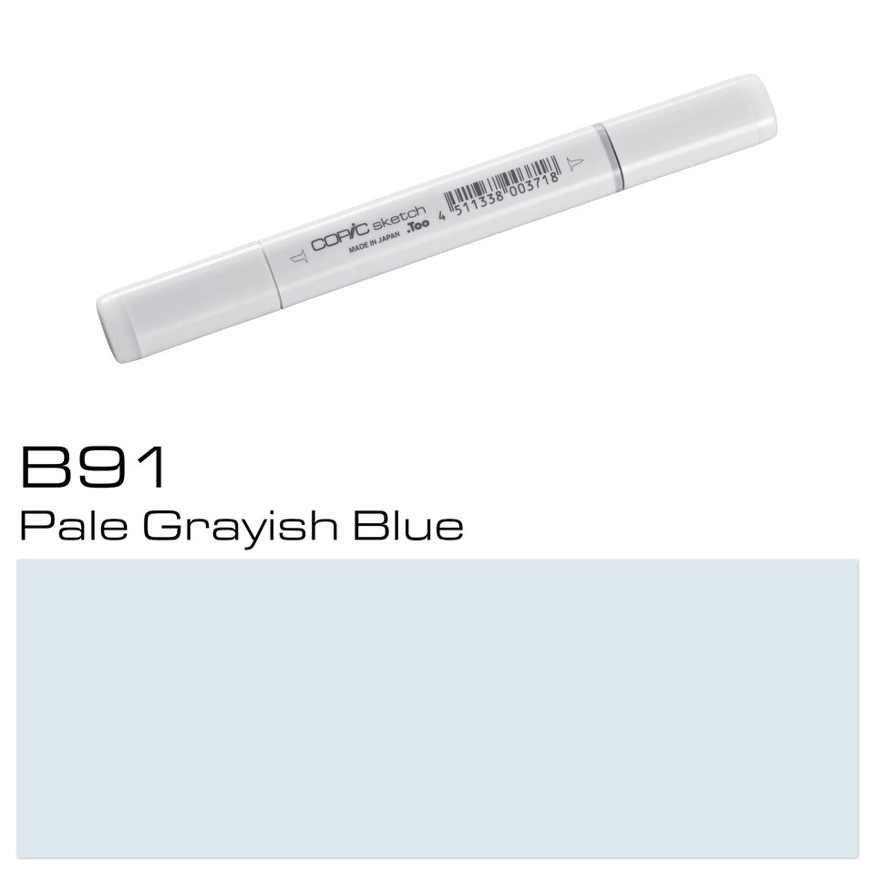 image 1 of Copic Sketch Marker, Pale Grayish Blue, Single Pen