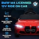 image 3 of AIYAPLAY BMW M4 Licensed Electric Car for Kids, 12V Kids Electric Ride on with Remote Control, Suspension, Music, Horn, LED Lights, for Ages 3-5 Years, Red