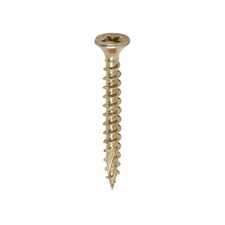 Timco - C2 Strong-Fix Multi-Purpose Premium Screws - PZ - Double Countersunk - Yellow (Size 3.5 x 30 - 200 Pieces)