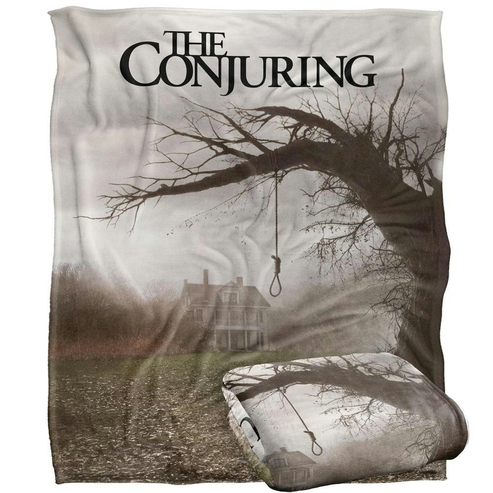 image 1 of The Conjuring Movie Poster Blanket - Multicoloured - One Size