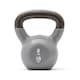 image 1 of Reebok 8kg Cast Iron Kettlebell with Vinyl Coating and Wide Handle | Multi | Grey/Black | Not provided