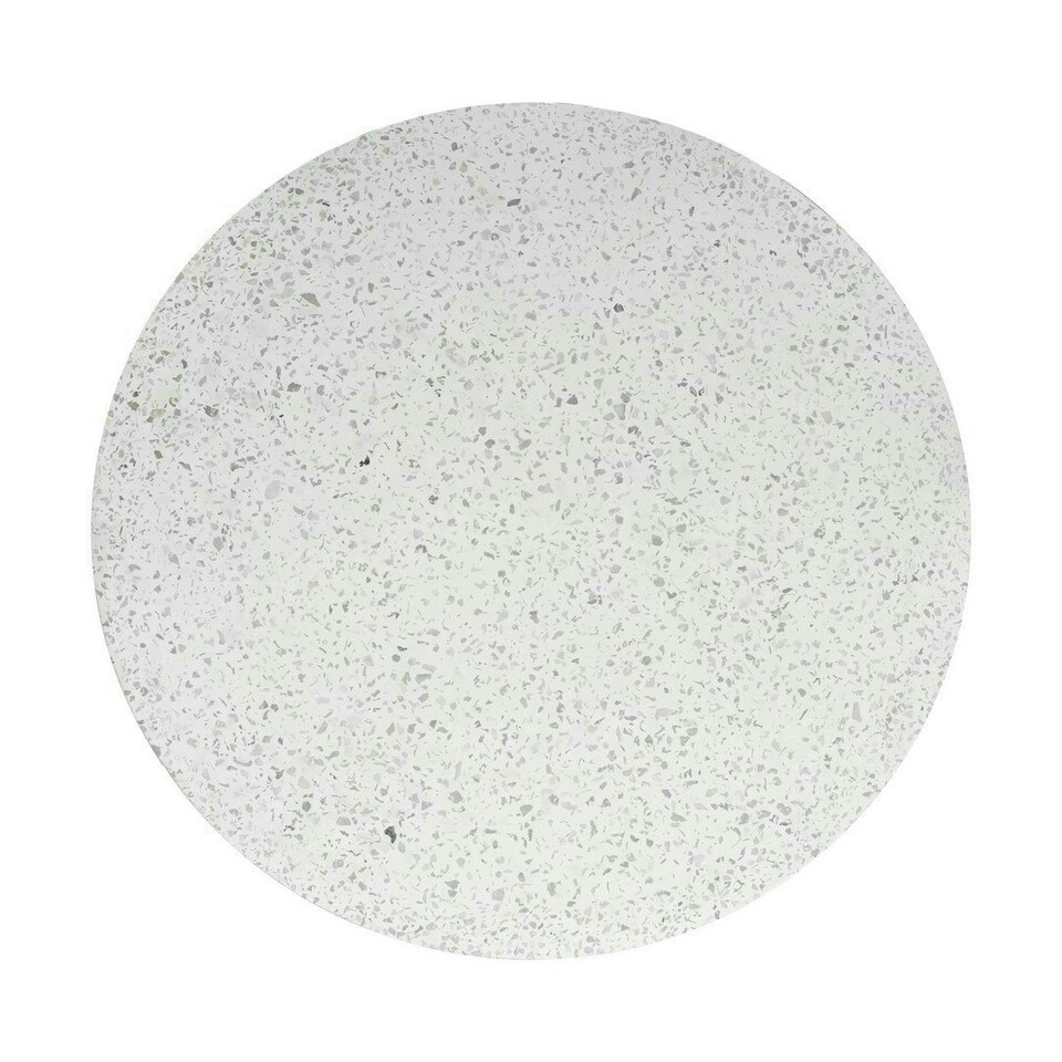 image 1 of Parcino Indoor / Outdoor Dining Table - Concrete - L119.4 x W119.4 x H76.2 cm - Terrazzo Cream