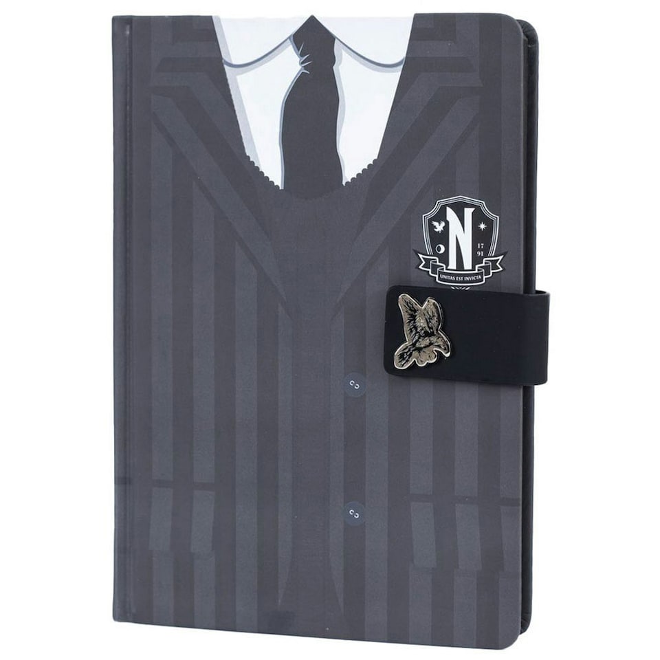 image 1 of Wednesday Premium Notebook - Black/White - One Size
