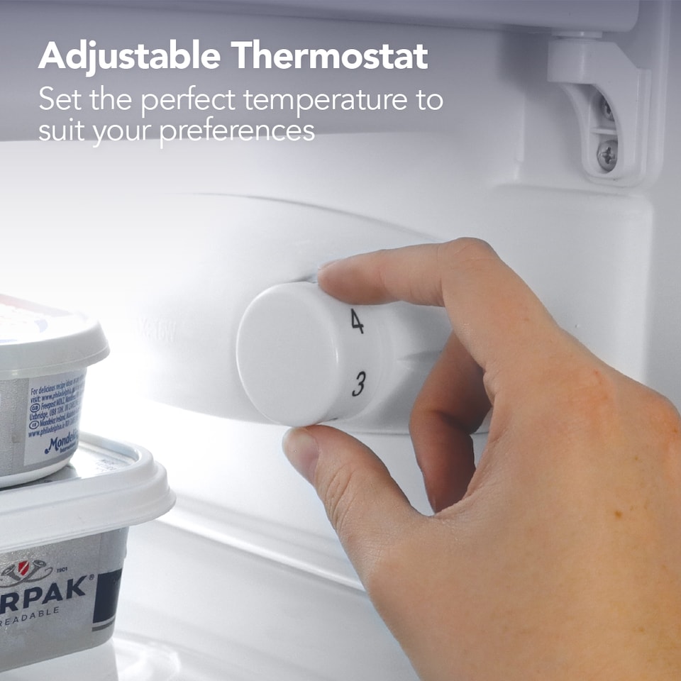 image 1 of Igenix IG155B Freestanding Under Counter Fridge, 97 Litre, 55 cm Wide, Black