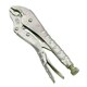 image 1 of 10" (250mm) Curved Jaw Locking Pliers Mole Grips with Ribbed Handles