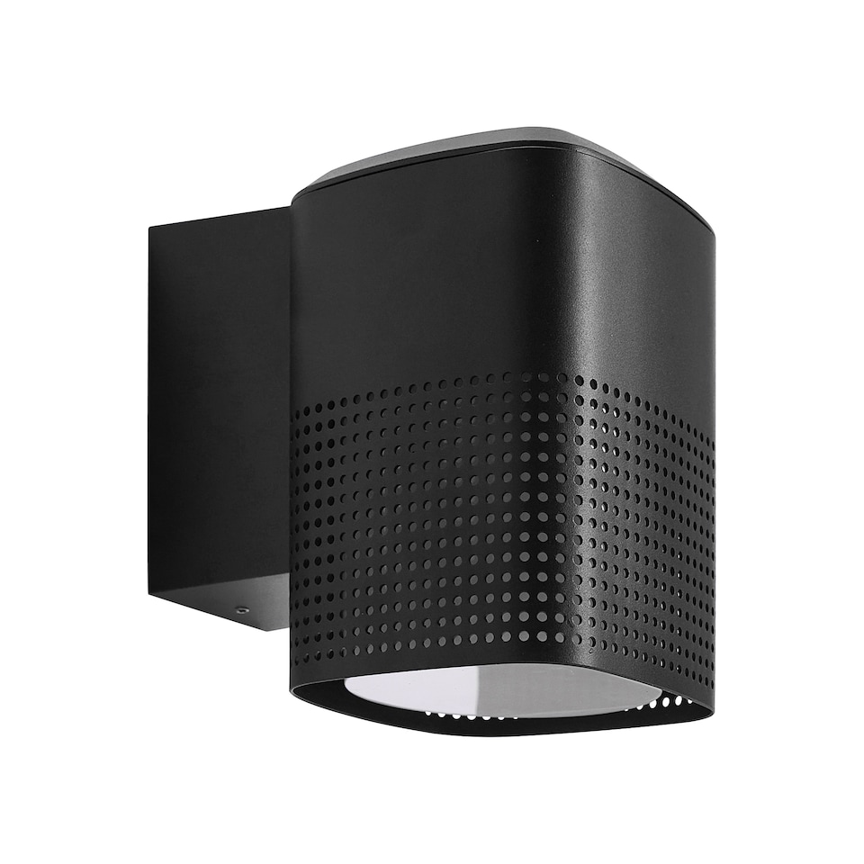 image 1 of Nordlux Sidara Outdoor Wall light Black Aluminium Solar E27 Sensor Coastal/Marine Safe - Mains Powered, IP54