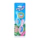 image 2 of Brush Baby FlossBrush™ Baby Bristles Toothbrush (0-3 Years) Double Pack - Pink & Teal