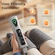 image 6 of HOMCOM Leg Massagers for Pain and Circulation, Foot Massager with Heat