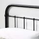 image 3 of Tewin Vintage Hospital Style Black Metal Bed Frame (Single)