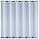 image 4 of White Plain Textured Voile Louvre Vertical Pleated Window Blind Panel - 72" x 36"