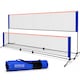 image 1 of Large 5m Adjustable Foldable Badminton Tennis Volleyball Net
