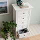image 9 of Karlstad Chest of Drawers 5 Drawer Tall in Classic White