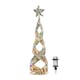 image 10 of 60cm Light up Iridescent Christmas Starbelisk Decoration with Warm White LEDs