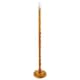 image 2 of Classic Oak Wooden Standing Floor Lamp Base with Intricate Pole Design