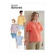 image 1 of Butterick 6688 Paper Sewing Pattern – Women’s Top, Size A5 (6–8–10–12–14), Easy