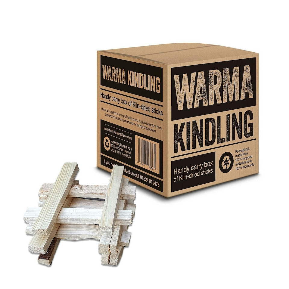 image 1 of Warma Kiln Dried Kindling Wood - 1 x Cube
