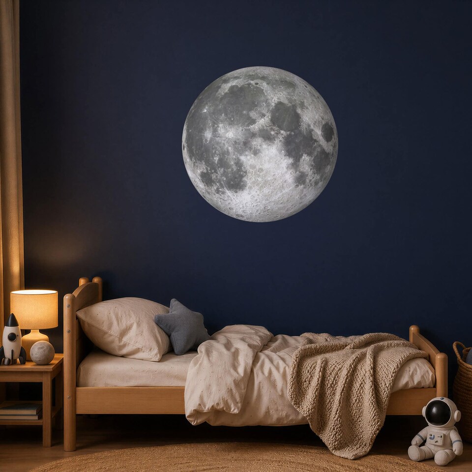 image 1 of Full Moon Wall Sticker