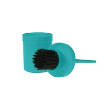 Roma Brights Hoof Oil Brush & Bottle - Turquoise - One Size