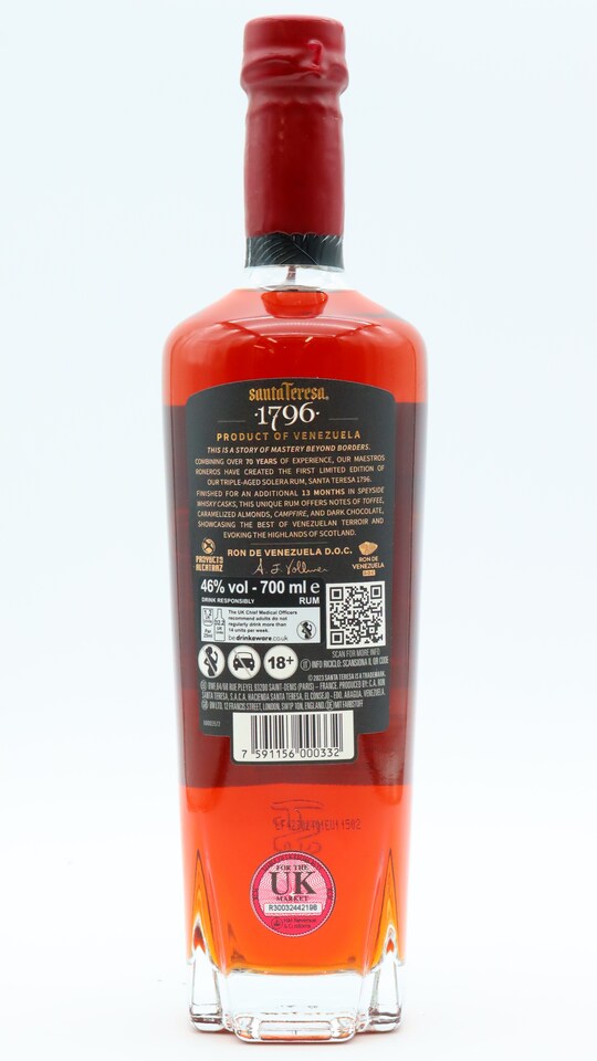image 1 of Santa Teresa - 1796 Speyside Whisky Cask Finish Limited Edition Rum