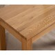 image 3 of Oslo Solid Oak Coffee Table for Living Room | Brown | Light Oak